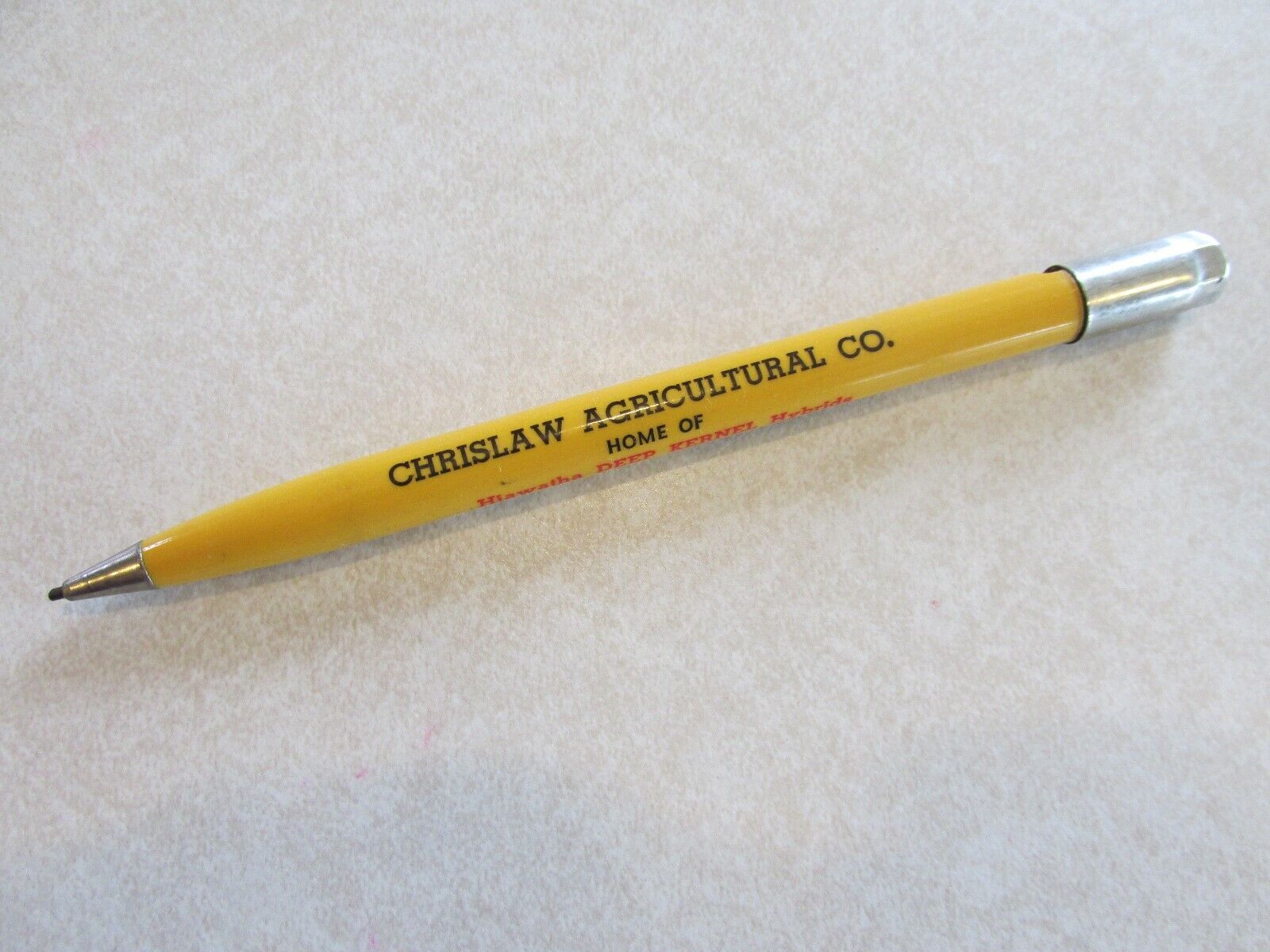 P99a Advertising Mechanical Pencil Chrislaw Agricultural Co Shirland Il Illinois