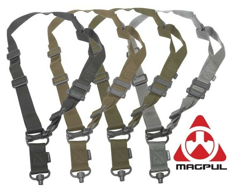 Magpul Ms4 Dual Qd Multi-mission Two Point Sling Mag518 Black Coyote Gray Green
