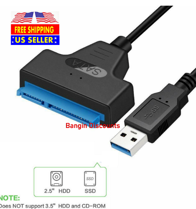 Usb 3.0 To 2.5" Sata Iii Hard Drive Adapter Cable/uasp -sata To Usb3.0 Converter