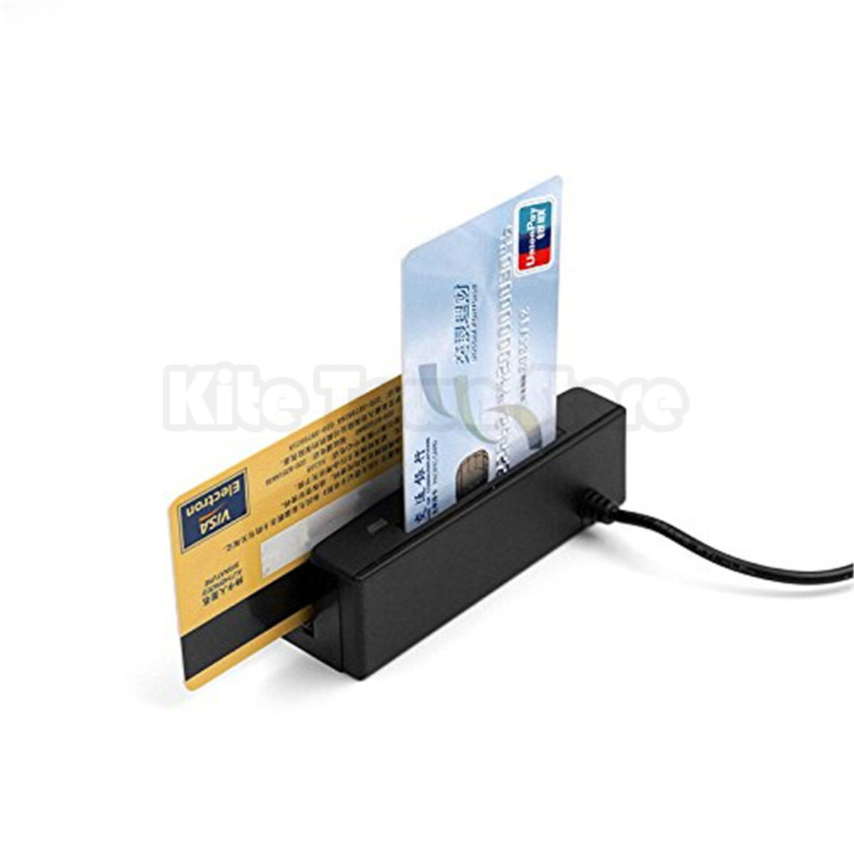 New Zcs100-ic Usb 3 Tracks Magnetic Stripe Reader Emv Smart Ic Chip Reader Us