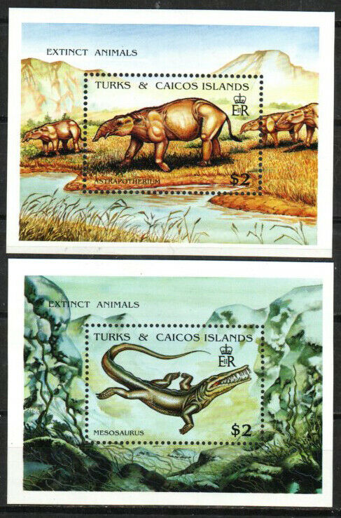 Turks & Caicos Stamp - Extinct Animals Stamp - Nh