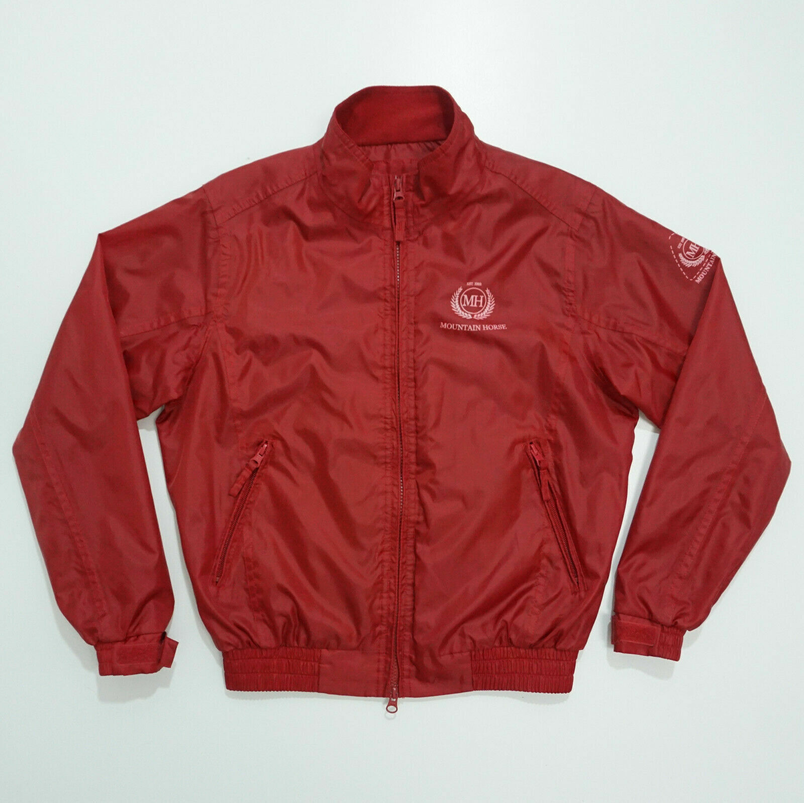 Mountain Horse Crew Lite Kids Red Riding Equestrian Bomber Jacket Size 160 Cm