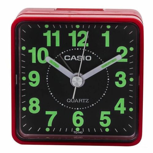 Casio Clock Travelers Beeper Analog Alarm Clock Tq140