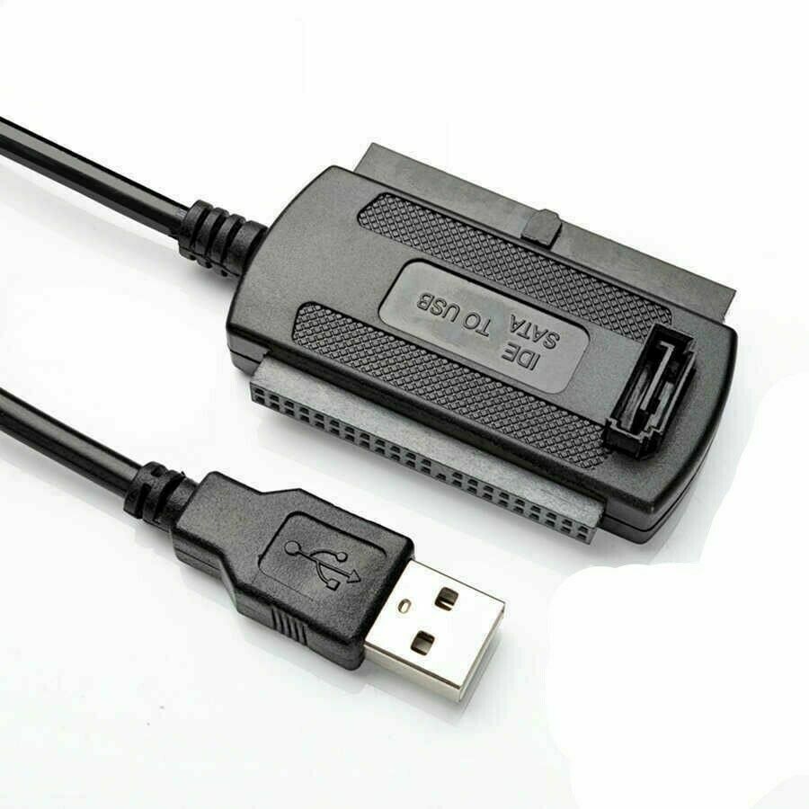 New Ide Sata To Usb 2.0 Adapter Converter Cable For 2.5 3.5 Inch Hard Drive Hd