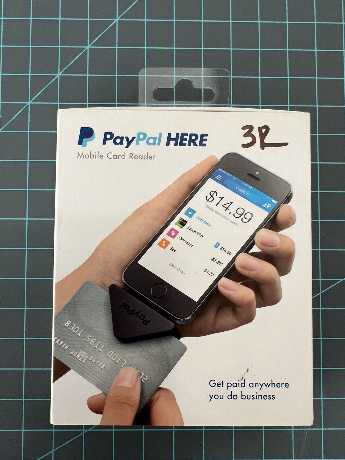 Paypal Mobile Here Card Reader For Iphone And Android Devices New / Open Box