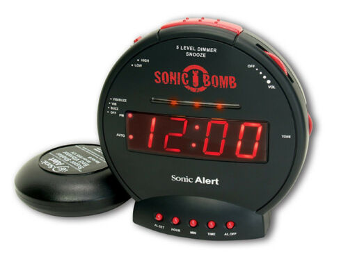 Sonic Boom Sbb500ss Sonic Bomb Loud Plus Vibrating Alarm Clock